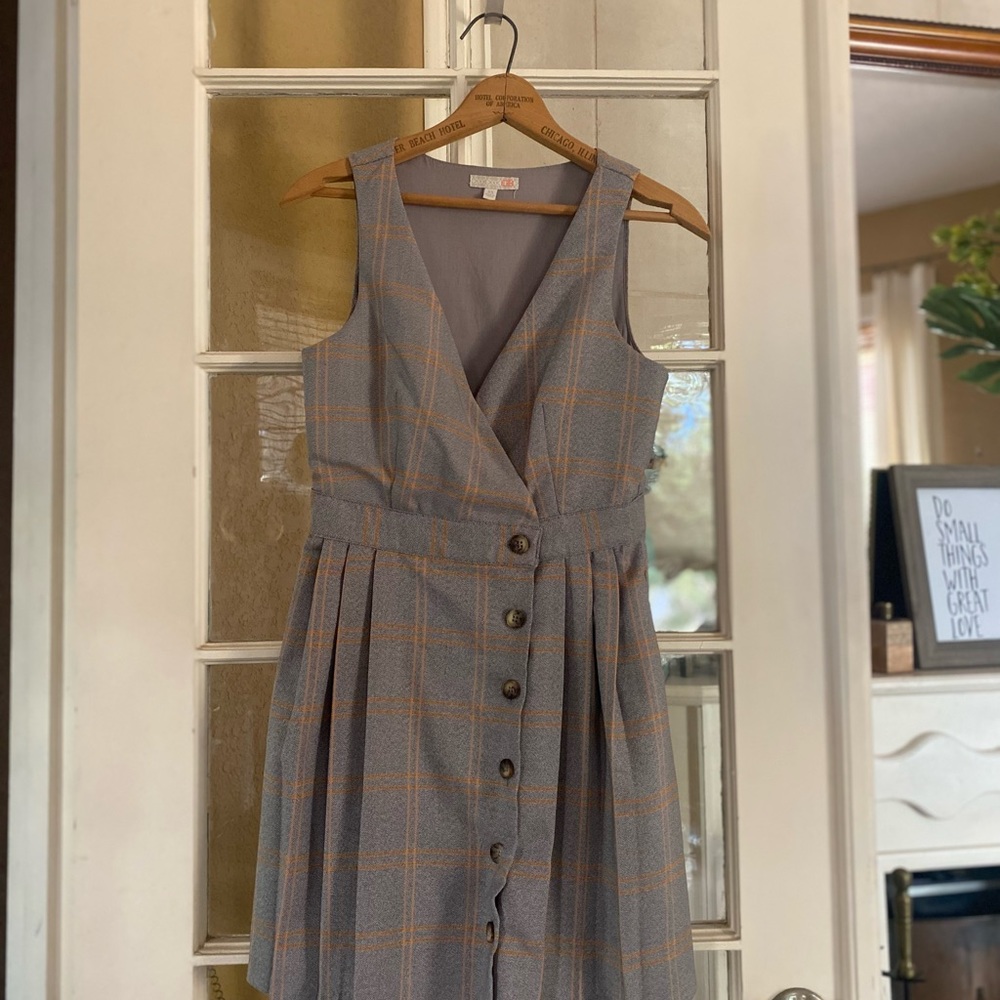 GB pleated mini dress